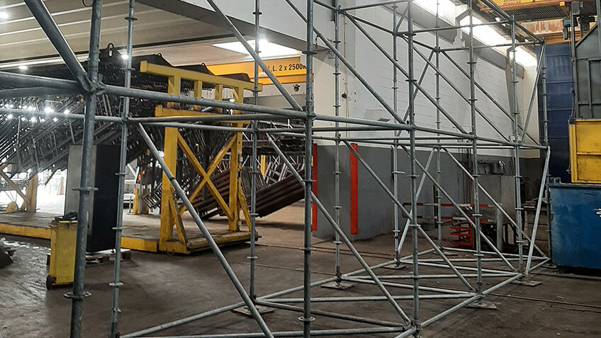 tijdelijk constructie voor containment