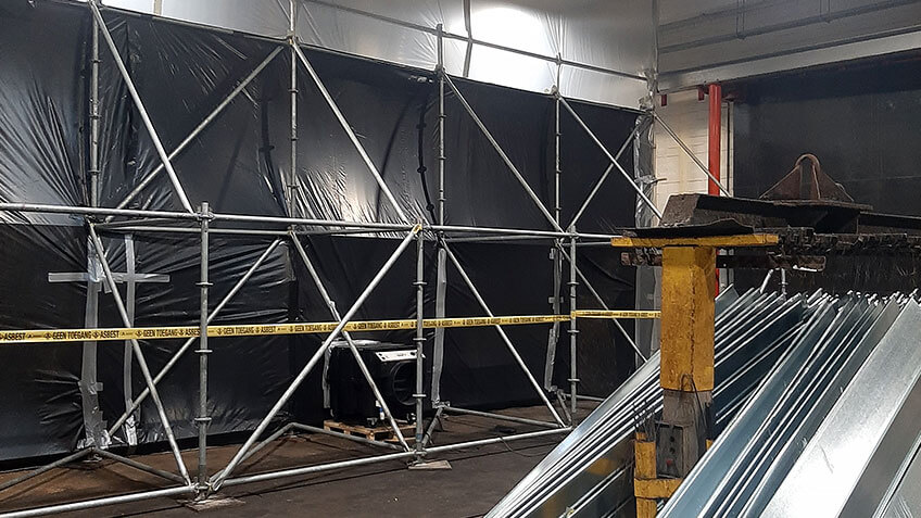 veilige flexibele oplossing asbestverwijdering