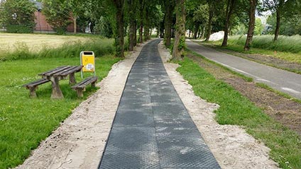 tijdelijk fietspad hoog comfort