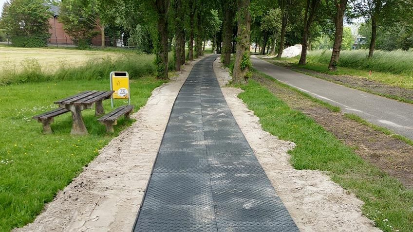 tijdelijk fietspad hoog comfort