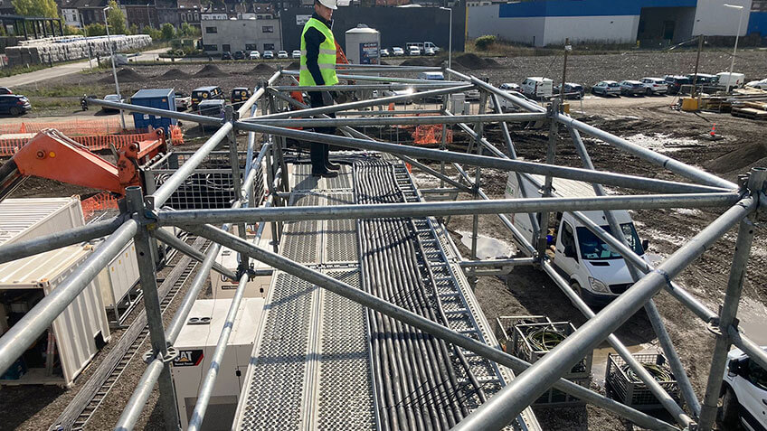 huur tijdelijke leidingbrug op maat