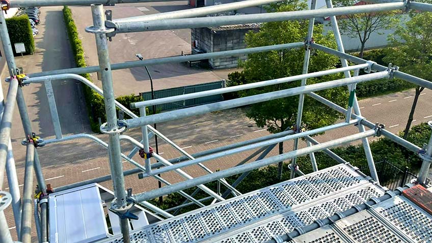 trappentoren bouwplaats