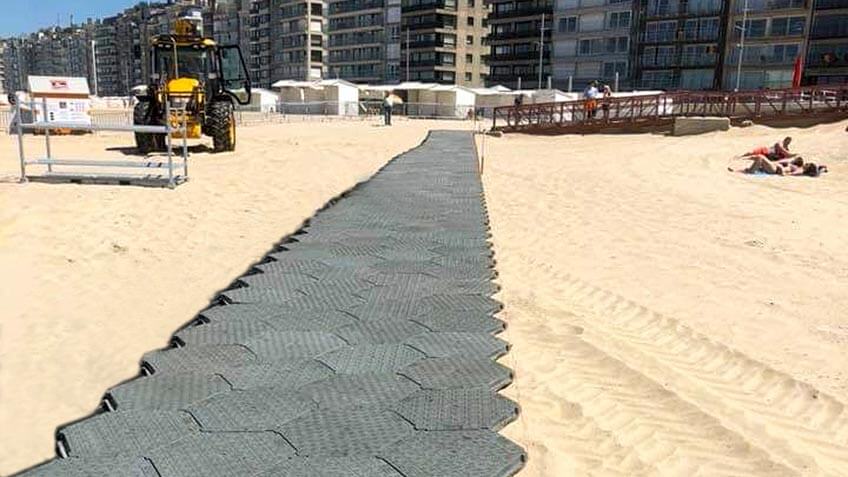 Pro-Track op het strand ook rolstoelvriendelijk