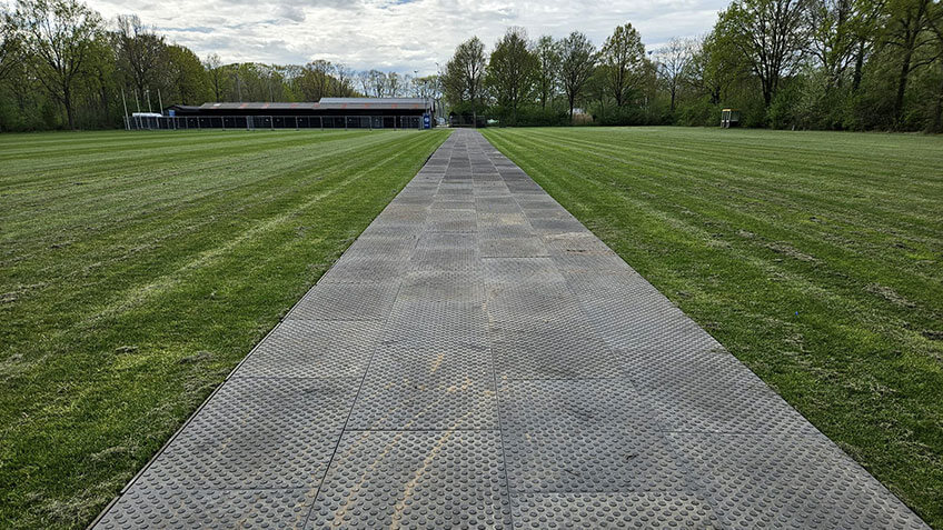 tijdelijke weg publieksgebieden