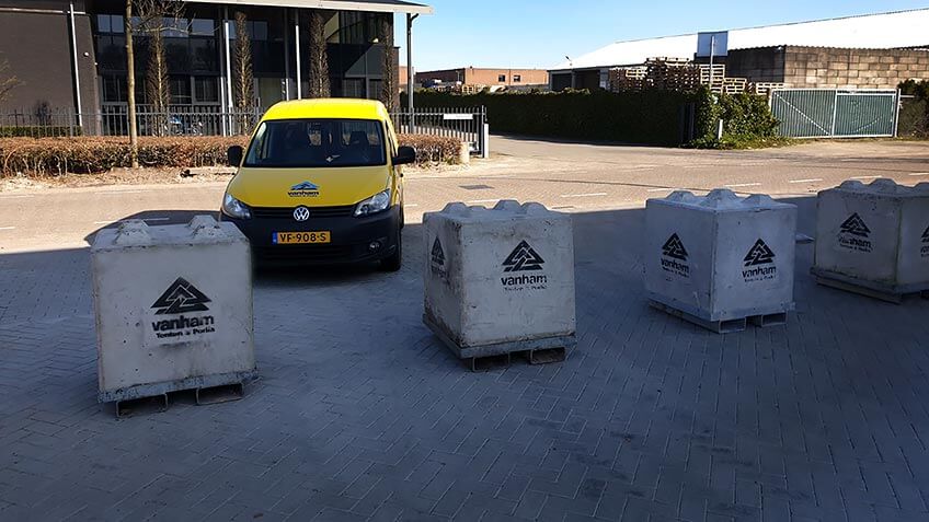 tijdelijke wegafzetting