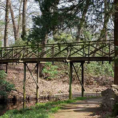 houten brug park aardenburg