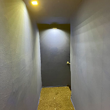 tijdelijke trappentoren deur