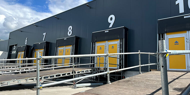 tijdelijke doorgangen hellingbanen